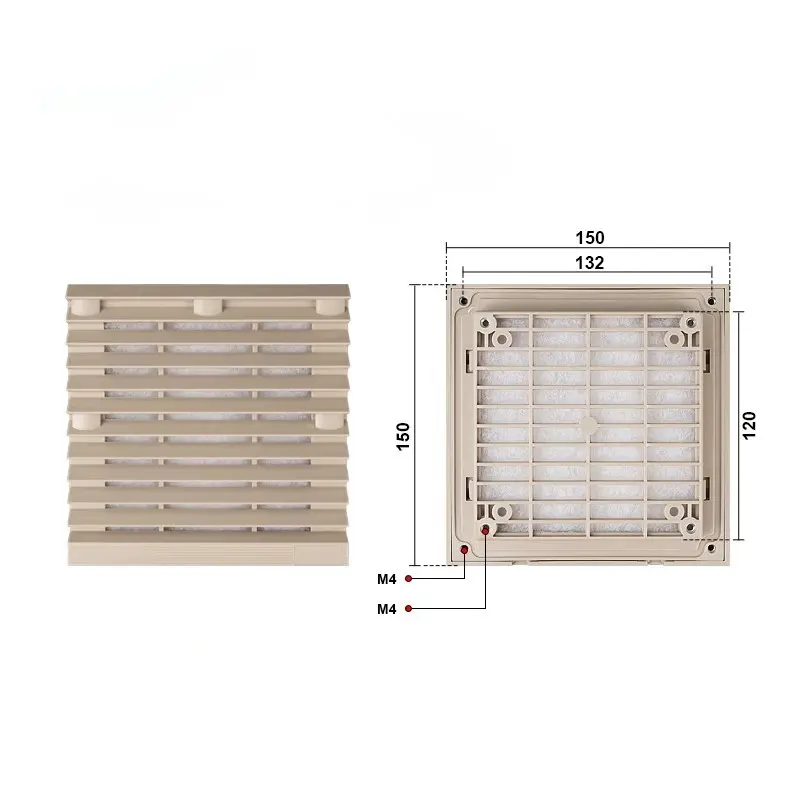 Прозорец за вентилация на шкафа Прозорец за вентилация на шкафа
