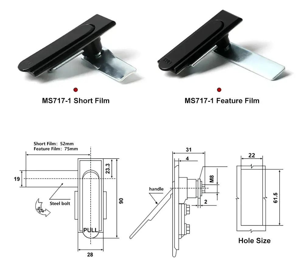 Concealed Distribution Box Cabinet Flat Lock