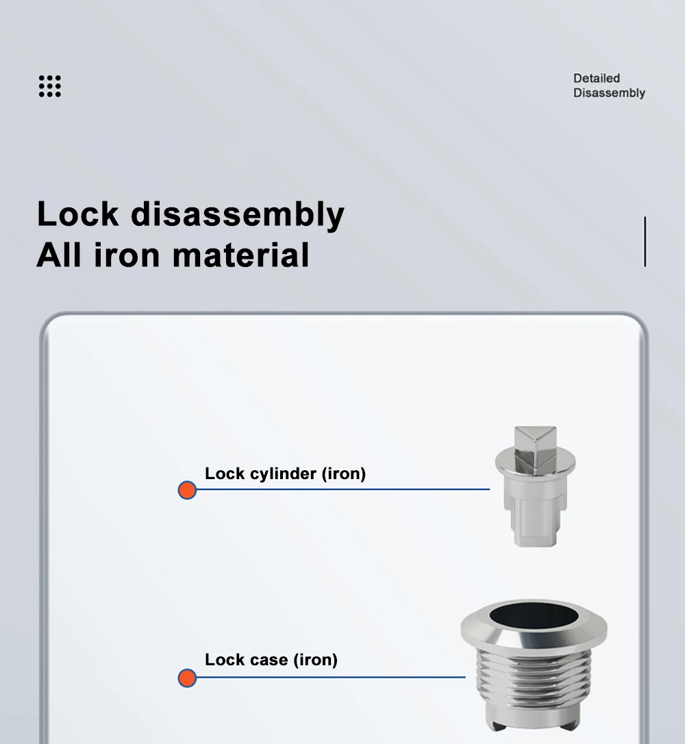 Triangle Lock Electric Cabinet Door Lock