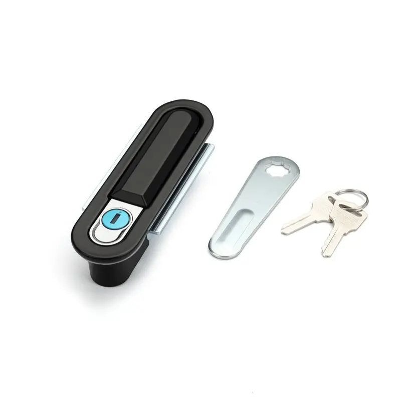 Заключване на вратата на електрическия шкаф